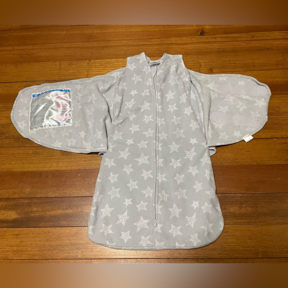 Halo Gray Fleece SleepSack Swaddles Size Small 3-6 Months - Picture 11 of 16